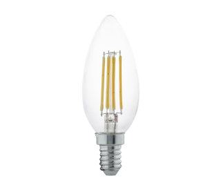 Sijalica LED E14 C35 sveća Edison 4W 2700K Eglo 11496  (2700-3500K - toplo bela, E14)