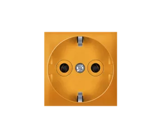Priključnica dvopolna 16A 250V~ EXP 2M, narandžasta
